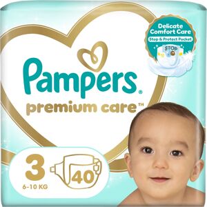 Couches Taille 3 Pampers - Absorption, Élastiques, Dermatologiquement Couches Taille 3 Pampers - Absorption, Élastiques, Dermatologiquement