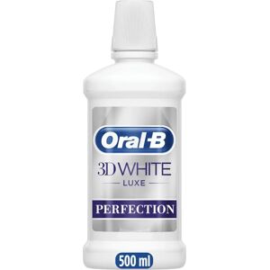 Oral-B 3D White Luxe Perfection Mouthwash - Mint - 500ml - Whitening Oral-B 3D White Luxe Perfection Mouthwash - Mint - 500ml - Whitening