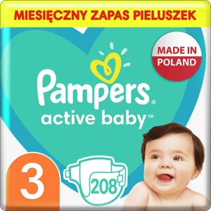 Pampers S3 Pañales - Transpirable, 208 piezas, Talla 3 Pampers S3 Pañales - Transpirable, 208 piezas, Talla 3