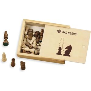Dal Negro Houten Schaken Set - 32 Stukken Draagbaar Dal Negro Houten Schaken Set - 32 Stukken Draagbaar