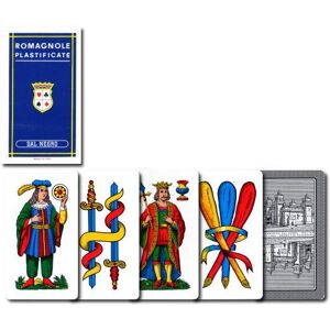 Dal Negro 8001097152087 Carte da Gioco - Romagnole Regionali - 40 Carte in Plastica Dal Negro 8001097152087 Carte da Gioco - Romagnole Regionali - 40 Carte in Plastica
