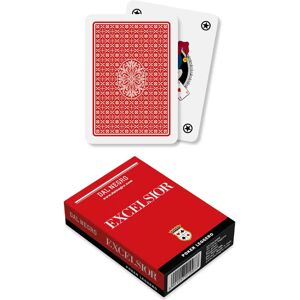Dal Negro DNG21007 Pokerkort Excelsior Röd - Kortlek Dal Negro DNG21007 Pokerkort Excelsior Röd - Kortlek