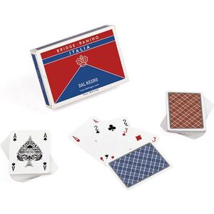 Dal Negro 21043 Cartes de Poker Rouge/Bleu - Cartes à Jouer - Publicité Dal Negro 21043 Cartes de Poker Rouge/Bleu - Cartes à Jouer - Publicité