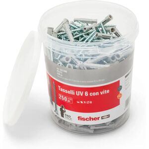 Fischer UV 6 S Bucket - 250 Dowels & Screws Fischer UV 6 S Bucket - 250 Dowels & Screws