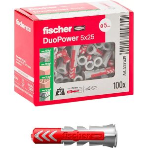 Tassello Fischer 5x25 mm per muratura e cartongesso - Tassello Tassello Fischer 5x25 mm per muratura e cartongesso - Tassello