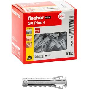 Cheville en Nylon Fischer 6x30 mm - Ancrage Résistant - Publicité Cheville en Nylon Fischer 6x30 mm - Ancrage Résistant - Publicité