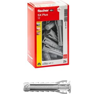 Cheville nylon Fischer 12x60mm - Fixation universelle - Haute capacité - Publicité Cheville nylon Fischer 12x60mm - Fixation universelle - Haute capacité - Publicité