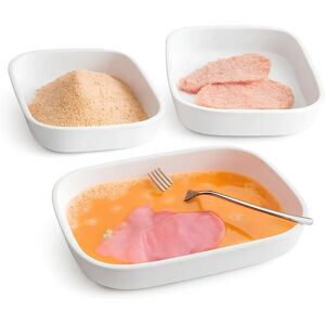 Snips Plastic Breading Set - Egg, Breadcrumb, Flour Trays Snips Plastic Breading Set - Egg, Breadcrumb, Flour Trays
