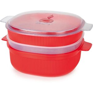 Snips 8001136007064 Mikrowellen-Dampfgarger - 4L, Rot - Mikrowellen-Dampfgarer Snips 8001136007064 Mikrowellen-Dampfgarger - 4L, Rot - Mikrowellen-Dampfgarer