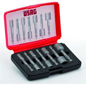 USAG U06640015 Set di Inserti Magnetici a Bussola - Strumento Professionale USAG U06640015 Set di Inserti Magnetici a Bussola - Strumento Professionale