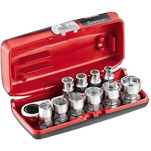 Usag U06100001 - Kompakt Steckschlüssel-Set mit reversibler Ratsche Usag U06100001 - Kompakt Steckschlüssel-Set mit reversibler Ratsche