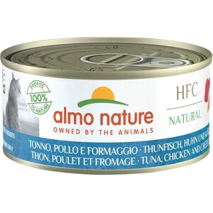 Almo Nature HFC Natural Tonfisk Kyckling Ost Våtfoder - 150g Almo Nature HFC Natural Tonfisk Kyckling Ost Våtfoder - 150g
