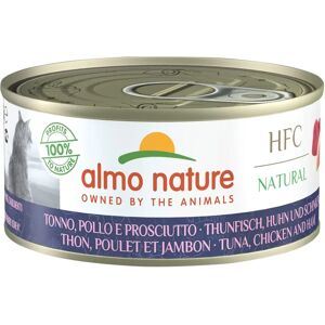 Almo Nature Kattmat - Naturlig Tonfisk Kyckling & Skinka - 24x150g Almo Nature Kattmat - Naturlig Tonfisk Kyckling & Skinka - 24x150g