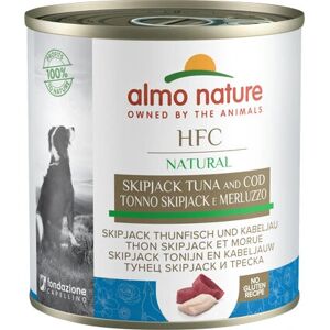 Almo Nature HFC Thon et Morue Nourriture pour Chiens - 290g - Publicité Almo Nature HFC Thon et Morue Nourriture pour Chiens - 290g - Publicité