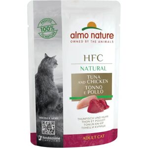 Almo Nature HFC Natural Thunfisch & Huhn 48x55g Beutel Cat Food - Natural, Gluten-Free Almo Nature HFC Natural Thunfisch & Huhn 48x55g Beutel Cat Food - Natural, Gluten-Free