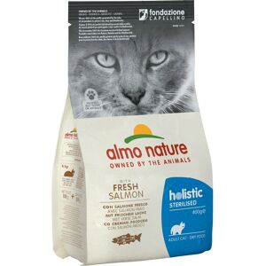 Almo Nature Cibo secco al salmone per gatti adulti - Completo e sterilizzato Almo Nature Cibo secco al salmone per gatti adulti - Completo e sterilizzato
