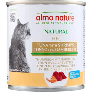 Comida húmeda para gatos Almo Nature HFC Atún y Gambas - Latas 280g Comida húmeda para gatos Almo Nature HFC Atún y Gambas - Latas 280g