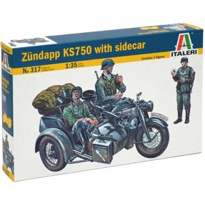 Italeri KS750 Motorcycle Model Assembly Kit - Military Type Italeri KS750 Motorcycle Model Assembly Kit - Military Type