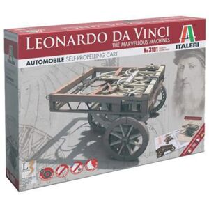 Italeri Leonardo da Vinci - Kit de Modèle - Chariot Auto-Propulsé - Les Machines Merveilleuses - Publicité Italeri Leonardo da Vinci - Kit de Modèle - Chariot Auto-Propulsé - Les Machines Merveilleuses - Publicité