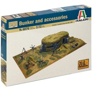 Italeri Model Part Bunker - Model Accessory for WWII Diorama Italeri Model Part Bunker - Model Accessory for WWII Diorama