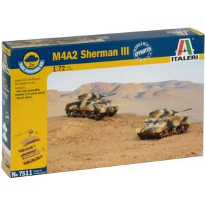 Italeri M4A2 Sherman III - Military Model Kit - 1:72 Italeri M4A2 Sherman III - Military Model Kit - 1:72