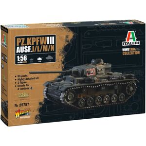 Italeri Panzer III Ausf. D/L/M/N Military Model Kit - 1/56 Scale Italeri Panzer III Ausf. D/L/M/N Military Model Kit - 1/56 Scale