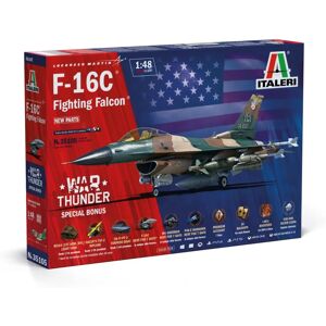 Kit de modelo Italeri F-16C Fighting Falcon - Escala 1:48 Kit de modelo Italeri F-16C Fighting Falcon - Escala 1:48