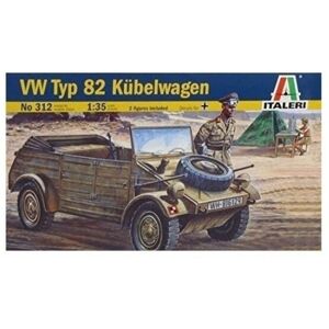 Italeri VW Typ 82 Kubelwagen - Militärmodellbausatz - 1:35 Italeri VW Typ 82 Kubelwagen - Militärmodellbausatz - 1:35