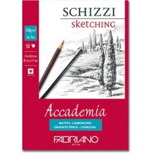 Bloc de papier artistique Fabriano Accademia - A4, 50 feuilles, Blanc - Publicité Bloc de papier artistique Fabriano Accademia - A4, 50 feuilles, Blanc - Publicité