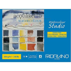 Fabriano Cold Press Studio Watercolour Pad - 300gsm, 75 Sheets Fabriano Cold Press Studio Watercolour Pad - 300gsm, 75 Sheets