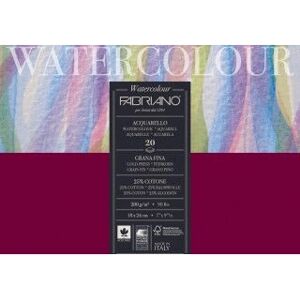 Fabriano Watercolour Paper - 20 Sheets - 36x48cm - Natural White - Art Paper Fabriano Watercolour Paper - 20 Sheets - 36x48cm - Natural White - Art Paper