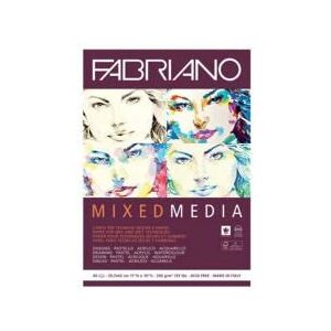 Fabriano A5 Mixed Media Skissbok - 40 Ark Fabriano A5 Mixed Media Skissbok - 40 Ark