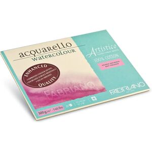 Fabriano Artistico 100% Cotton Watercolor Paper Block - Cold-Pressed - 20 Sheets Fabriano Artistico 100% Cotton Watercolor Paper Block - Cold-Pressed - 20 Sheets
