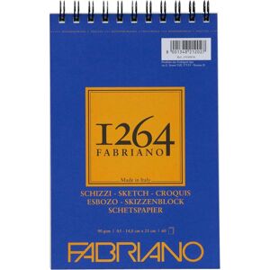 Fabriano 1264 Rajzlap A5 - 90gsm - Spirál - 14,8x21 - Rajzpapír Fabriano 1264 Rajzlap A5 - 90gsm - Spirál - 14,8x21 - Rajzpapír