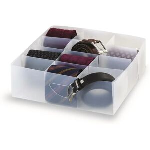Domopak 911000 Opbergdoos - Vierkante PP Transparante Organizer Domopak 911000 Opbergdoos - Vierkante PP Transparante Organizer
