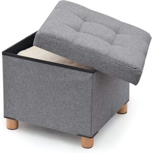Puff gris con almacenamiento - Domopak Living Puff gris con almacenamiento - Domopak Living