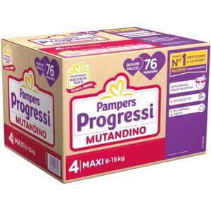 Pampers Progressi Mutandino 4 Maxi - Pannolini Pampers Progressi Mutandino 4 Maxi - Pannolini
