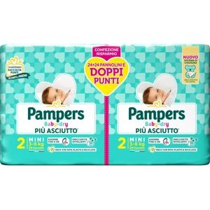 Pampers Baby Dry Mini Pannolini - Taglia 2 Pampers Baby Dry Mini Pannolini - Taglia 2