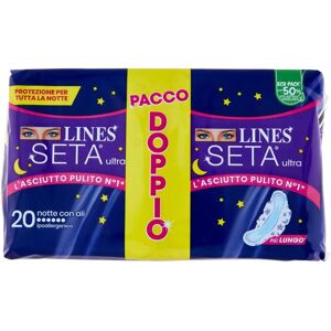 Assorbenti Ultra Notte Lines - Proteggenti esterni per sicurezza Assorbenti Ultra Notte Lines - Proteggenti esterni per sicurezza