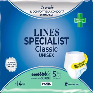 Pannoloni Adulti Classici Lines Specialist - Traspiranti, Morbidi, Controllo degli Odori Pannoloni Adulti Classici Lines Specialist - Traspiranti, Morbidi, Controllo degli Odori