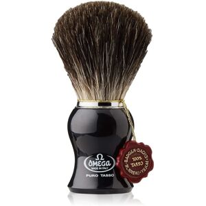 Omega 666 Barber Brush - Black - Pure Bristle - Plastic Handle - Barbershop Tool Omega 666 Barber Brush - Black - Pure Bristle - Plastic Handle - Barbershop Tool