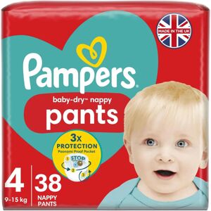 Pampers Baby-Dry Nappy Pants Size 4 - Baby Diapers Pampers Baby-Dry Nappy Pants Size 4 - Baby Diapers