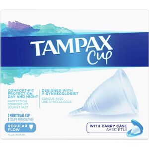 Tampax Menstrual Cup - Reusable, Medical-Grade Silicone, Up to 12h - Menstrual Cup Tampax Menstrual Cup - Reusable, Medical-Grade Silicone, Up to 12h - Menstrual Cup