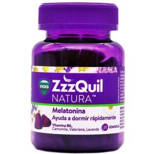 Vicks ZzzQuil Natura Melatonina - Apoyo para dormir - 30 unidades Vicks ZzzQuil Natura Melatonina - Apoyo para dormir - 30 unidades