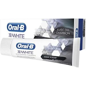 Oral-B 3D White Whitening Therapy Charcoal Toothpaste - 75ml Oral-B 3D White Whitening Therapy Charcoal Toothpaste - 75ml