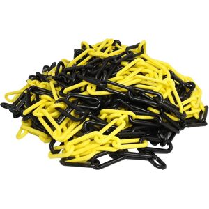 Cadena de señalización - Amarillo/Negro - 6mm x 25m Cadena de señalización - Amarillo/Negro - 6mm x 25m