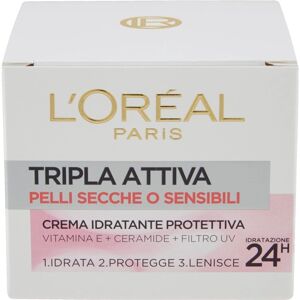 Crema Idratante Tripla Attiva di L'Oréal - Pelle Secca & Sensibile Crema Idratante Tripla Attiva di L'Oréal - Pelle Secca & Sensibile