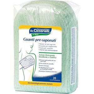 Guanti pre-impregnati Ciccarelli per viso e corpo - 20 pezzi Guanti pre-impregnati Ciccarelli per viso e corpo - 20 pezzi