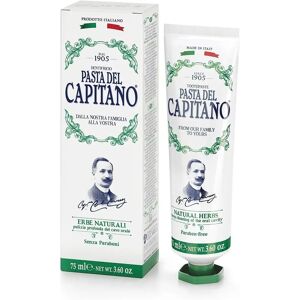 Dentifricio Erbe Naturali Pasta Del Capitano - 75ml - Cura Dentale Dentifricio Erbe Naturali Pasta Del Capitano - 75ml - Cura Dentale