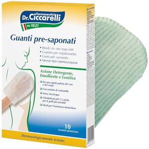 Guanti pre-saponati Dr. Ciccarelli - Pulizia rapida - 10 pezzi Guanti pre-saponati Dr. Ciccarelli - Pulizia rapida - 10 pezzi